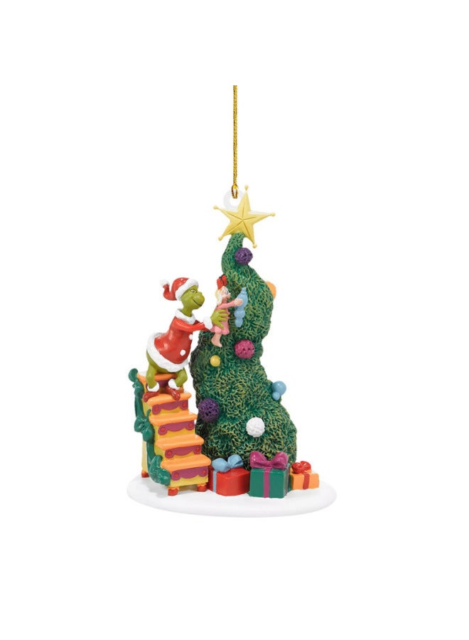 Christmas Grinch Creative Pendant Christmas Tree Decoration Acrylic Pendant Car Rearview Mirror Pendant