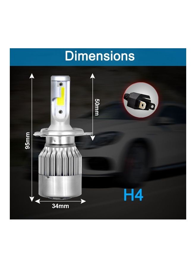 MUNTAQI 1-Piece Car LED Headlight Bulb(H4) - Image 3