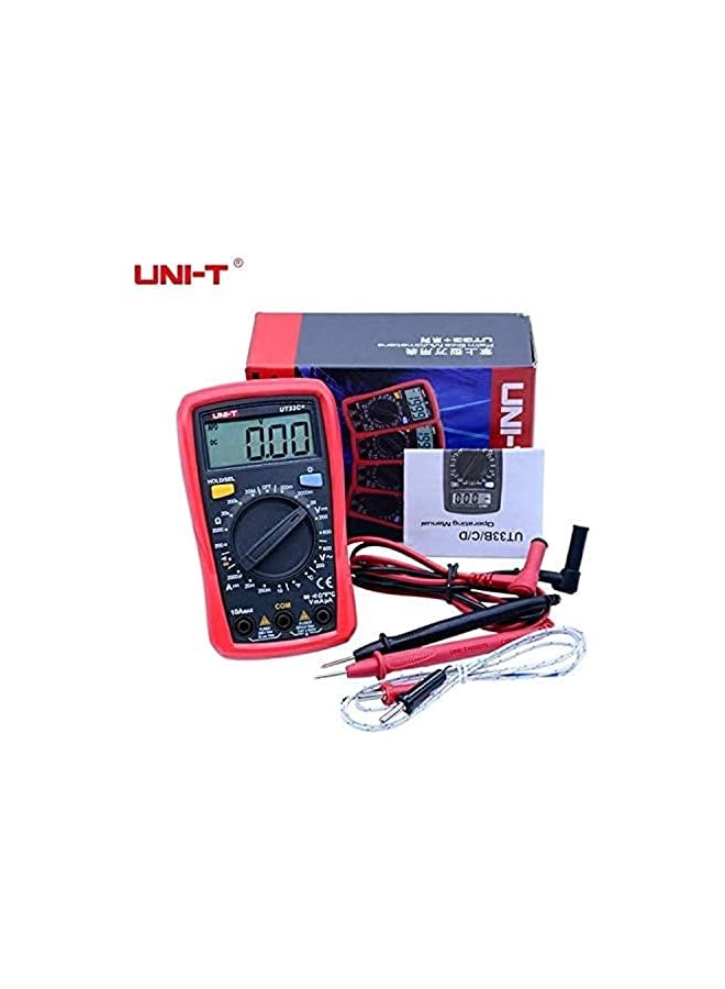 UNI-T ECVV Ut33C Plus Digital Palm Size Multi Meter Voltmeter Ammeter Resistance Lcr And Temperature With Backlight - Image 3
