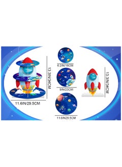 FRUITFUL PARTY Space Cupcake Stand, 3 Tiers Space Theme Cupcake Stand, Space Cupcake Holder & Space Theme Dessert Tower, for Boys/Girls Space Themed Party Decorations & Outer Space Birthday Decorations  - Image 3