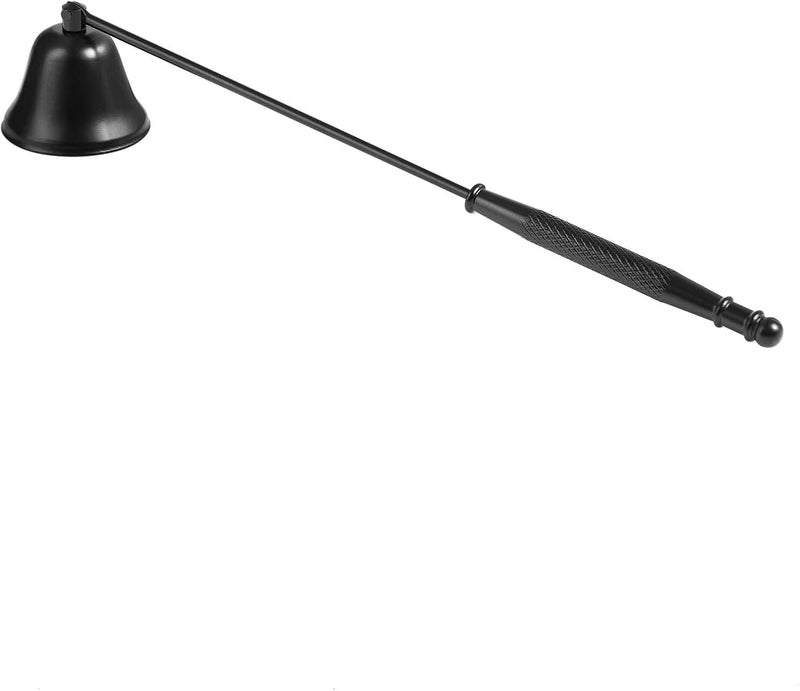 Bukela Candle Snuffer Extinguisher with Long Handle, Polished Stainless Steel Wick Flame Snuffer for Putting Out Candle Flame Safely, Black Candle Snuffers Accessory for Candle Lovers - Image 1
