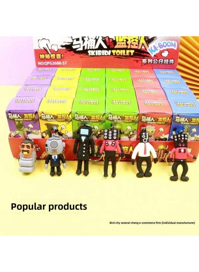 24 Box Eggs Strawberry Bear Blind Box Doll Pendant Cute Sanrio Keychain Hand Toy Prizes For Primary School Students-Color:18 Small Boxes + 6 Boxes  Doll Sanrio - Image 4