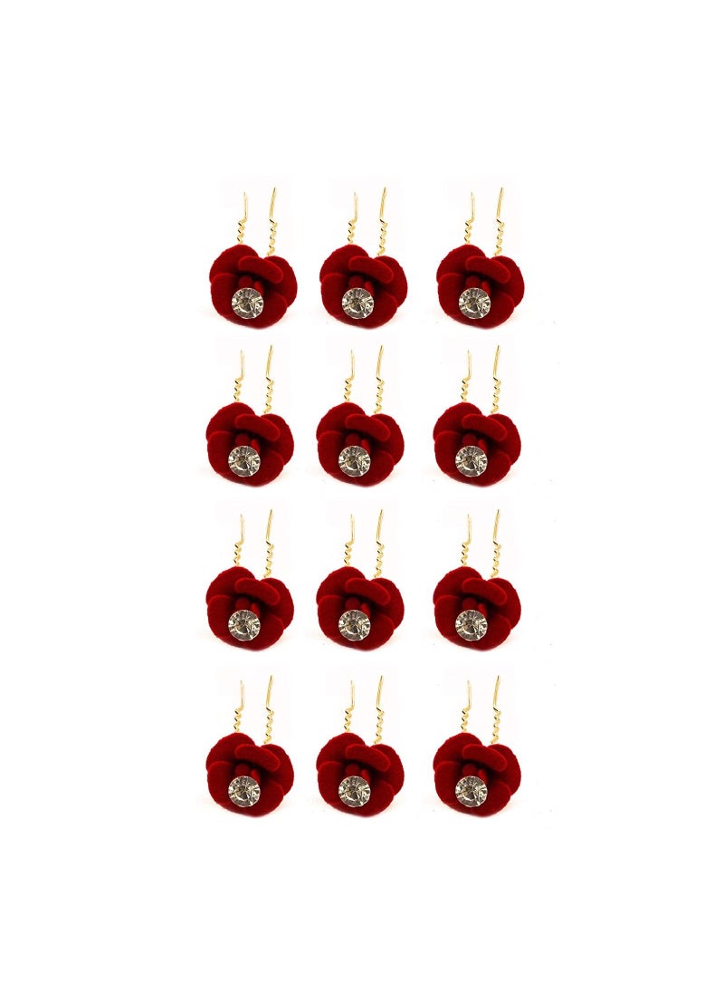Rapidsflow - Bridal Golden Juda Pins For Women Set Of 12 Pc - Image 1