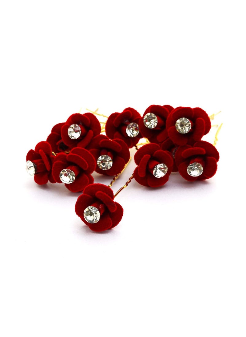 Rapidsflow - Bridal Golden Juda Pins For Women Set Of 12 Pc - Image 1