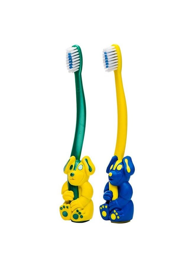 BuddsBuddy - Bpa Free Animal Shaped Ola Kids Soft Bristlestooth Brush 2Yrs+ Multicolor (Combo Of 2) - Image 1