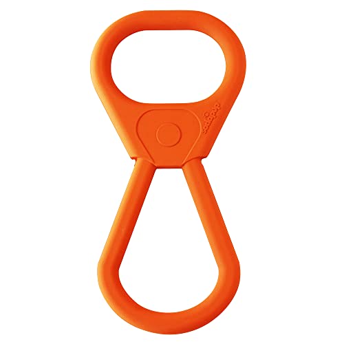 SodaPup Can Pull Tab Durable Interactive Dog Tug Toy Made in USA from NonToxic Pet Safe Food Safe Natural Rubber Material for Bonding Play Time Mental Physical Exercise Training More - Image 1