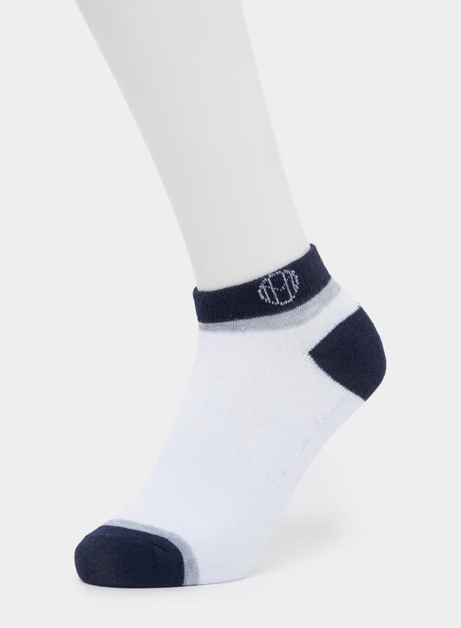 Styli Styli Set of 5 - Contrast Detail Ankle Socks  - Image 2