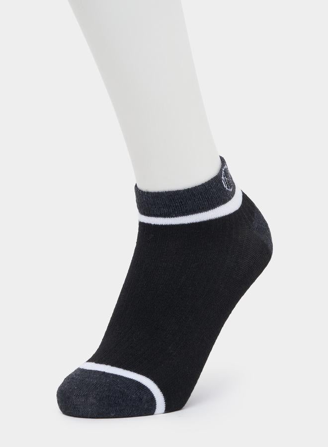Styli Styli Set of 5 - Contrast Detail Ankle Socks  - Image 4