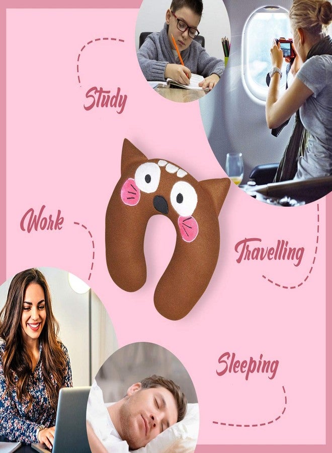 Oscar Home Travel Kids Neck Support Cute U Shaped Animal Pillow for Baby Boy and Girl - Image 3