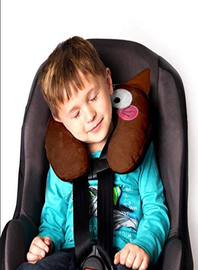 Oscar Home Travel Kids Neck Support Cute U Shaped Animal Pillow for Baby Boy and Girl - Image 4