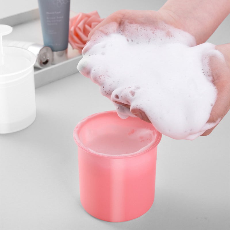 3pcs Plastic Facial Cleanser Maker Portable Body Wash Bubble Maker Bubbler Makeup Tool (Random Color) - Image 2