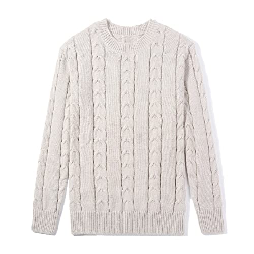 CHARTOU Women's Winter Chunky Cable Knit Long Skirt 2 Piece Outfit Sweater Sets (Medium, Apricot) - Image 2