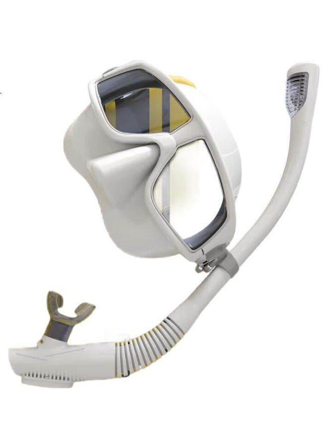 Watertime/Shuichuan Diving Mask, Snorkeling Set, Complete Dry Snorkeling System, Myopia-Friendly Diving And Swimming Equipment, Non-Prescription - Image 2
