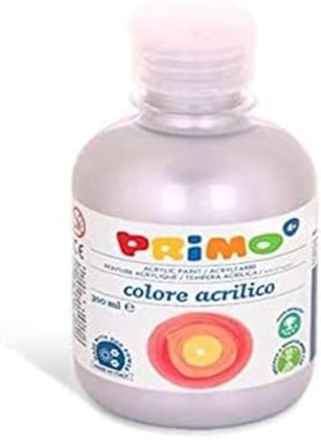 PRIMO - Primo 400TA300 910 Acrylic Paint - 300 Ml, Silver - Image 1