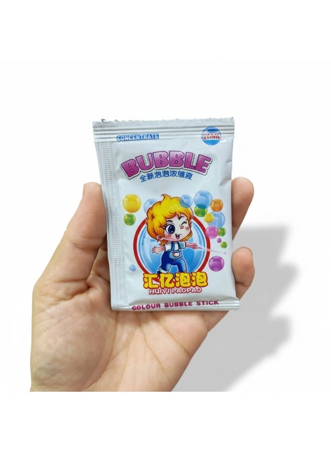 Bubble High Concentration Bubble Solution 20ml – 4 Pcs Refill Liquid for Bubble Wands & Bubble Guns, Safe for Kids - Image 3