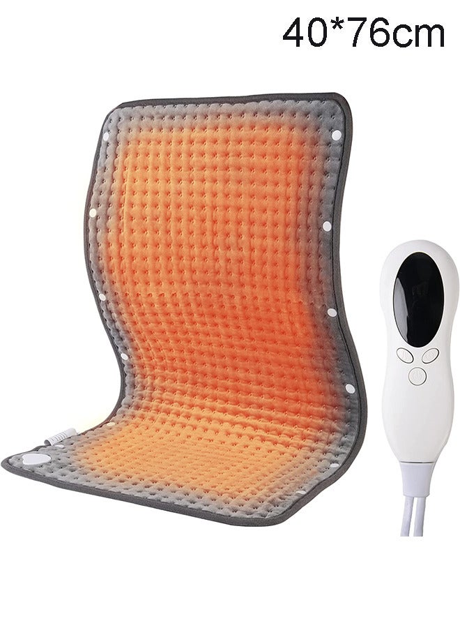 Generic Electric Heating Pad 40 x 76cm for Back Neck Shoulder Cramp Abdomen Pain Relief Foot Warmer Adjustable Temperature  - Image 2