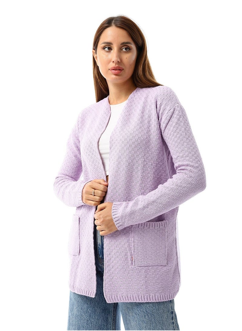 Caesar - Womens Wool Open Cardigan - Image 1