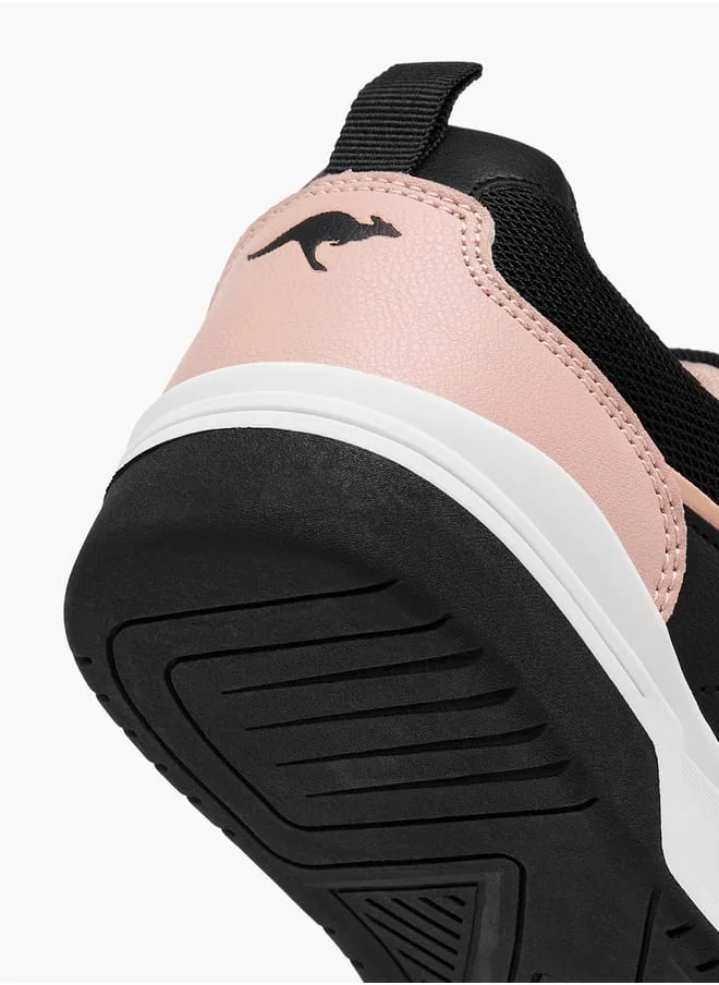 kangaROOS Boys' Colourblock Sneakers with Hook and Loop Closure