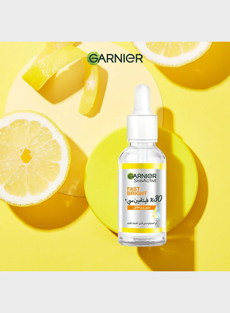 garnier Skin Active Fast Bright 30x Vitamin C Anti Dark Spot Serum 30Ml