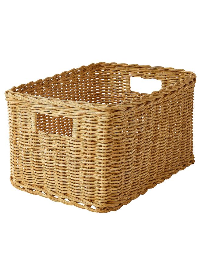 erorex Basket, Handmade Rattan, 25X35X20 Cm - Image 1