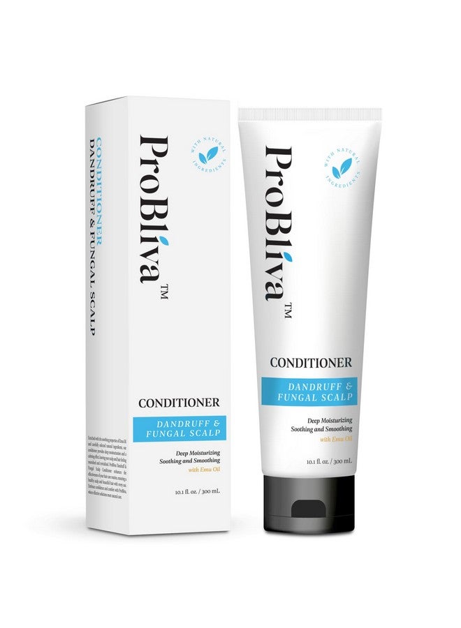 ProBliva Dandruff Hair & Dry Scalp Conditioner: Deep Moisturizing & Soothing Relief with Natural Ingredients - Calms Itch Fungus Flakes, 10 fl. oz. - Image 1