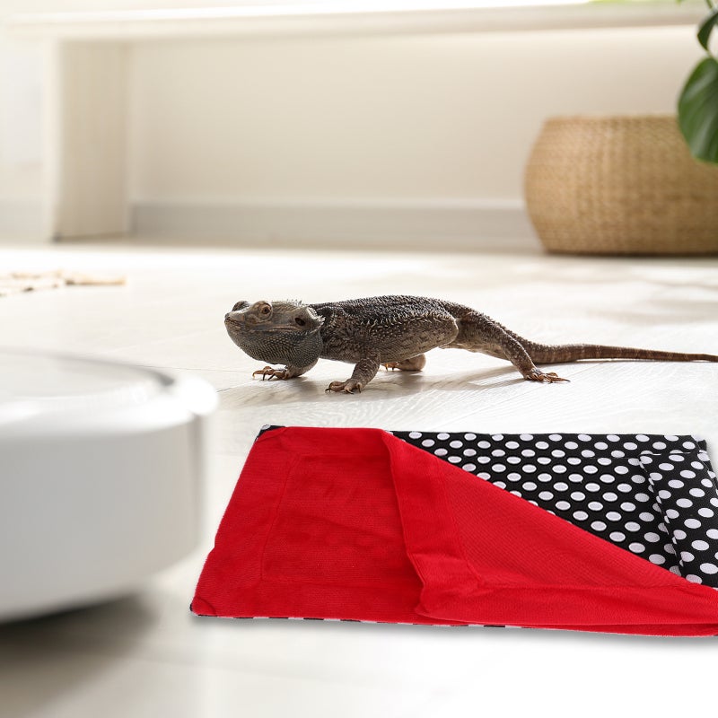 2pcs Reptile Sleeping Cushion Household Pet Sleeping Bed Reptile Sleeping Blanket - Image 4