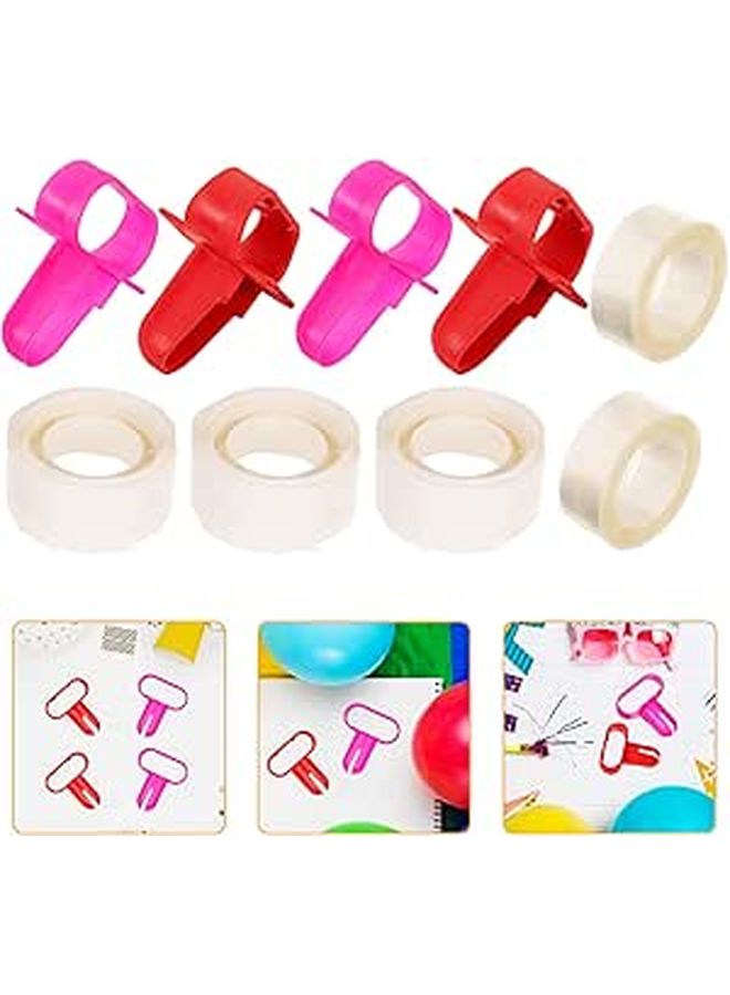 Balloon Chain Kit with Dual Hole Tape Dots and Knotter Tool for Party Decorations Random Colors - Image 1
