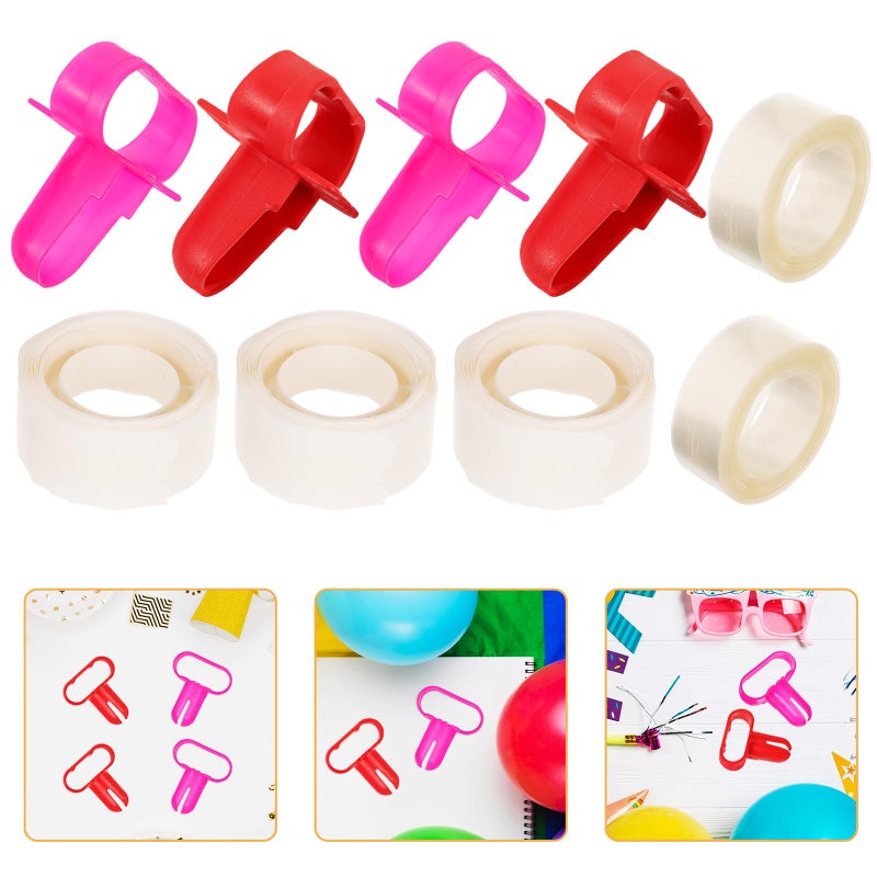 Balloon Chain Kit with Dual Hole Tape Dots and Knotter Tool for Party Decorations Random Colors - Image 2