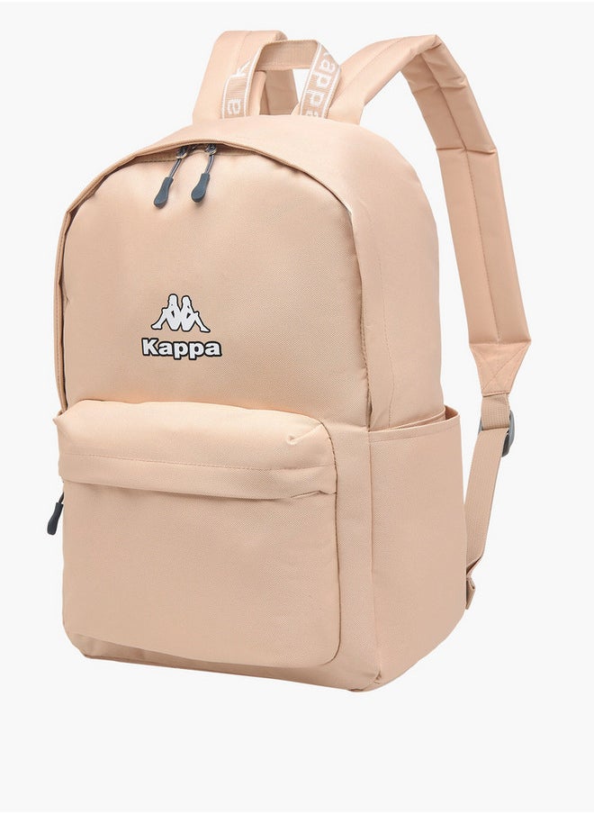 Kappa Girls Logo Print School Backpack with Zip Closure and Adjustable Strap - 29x15x42 cm  - Image 2