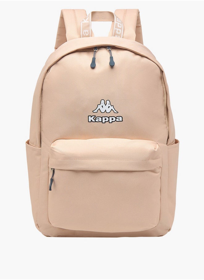 Kappa Girls Logo Print School Backpack with Zip Closure and Adjustable Strap - 29x15x42 cm  - Image 1