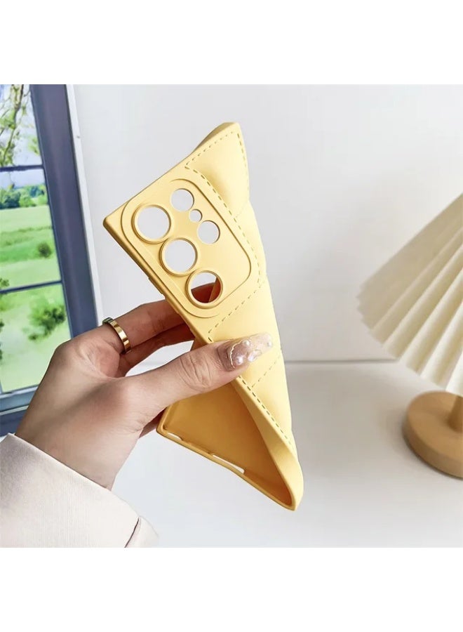 Luxury Shockproof Silicone Protective Case for Samsung Galaxy S25ULTRA (Black) Luxury Shockproof Silicone Protective Case for Samsung Galaxy S25ULTRA (Yellow) - Image 2