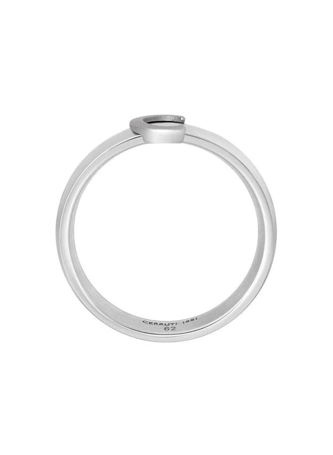 CERRUTI 1881 62 Luigi Silver Stainless Steel Ring for Men 62mm for Men | Best Price UAE