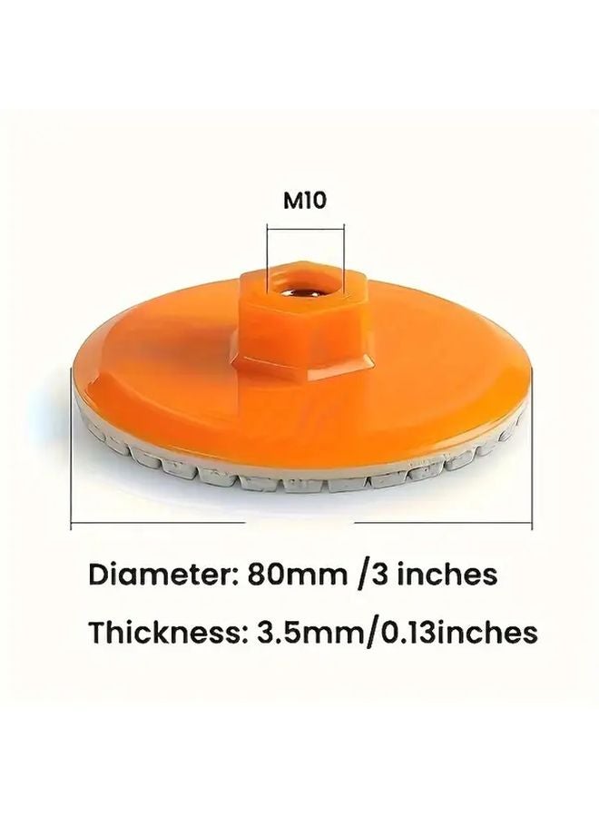 5pcs 3 Inch Diamond Polishing Pads Kit Wet Dry Integrated Stone Trimming Disc - Image 5