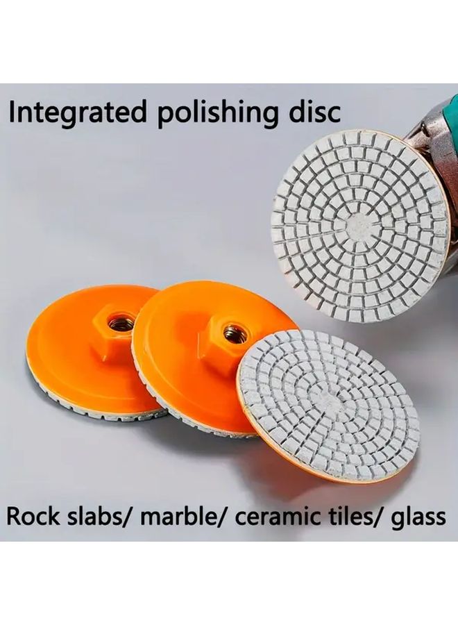 5pcs 3 Inch Diamond Polishing Pads Kit Wet Dry Integrated Stone Trimming Disc - Image 4