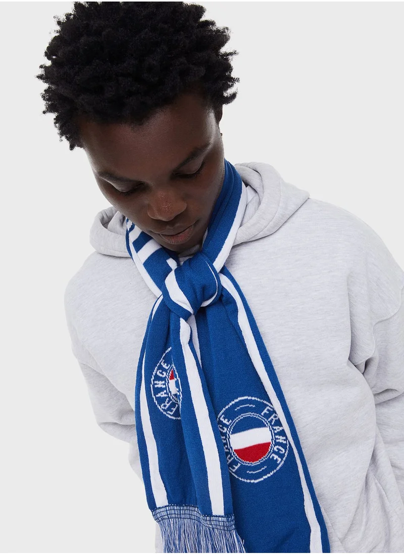 اتش اند ام France Football Scarf