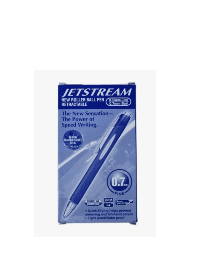 Uniball - Uni-Ball SXN 217 Pen Jetstream Blue 0.7mm x 12 - Image 1