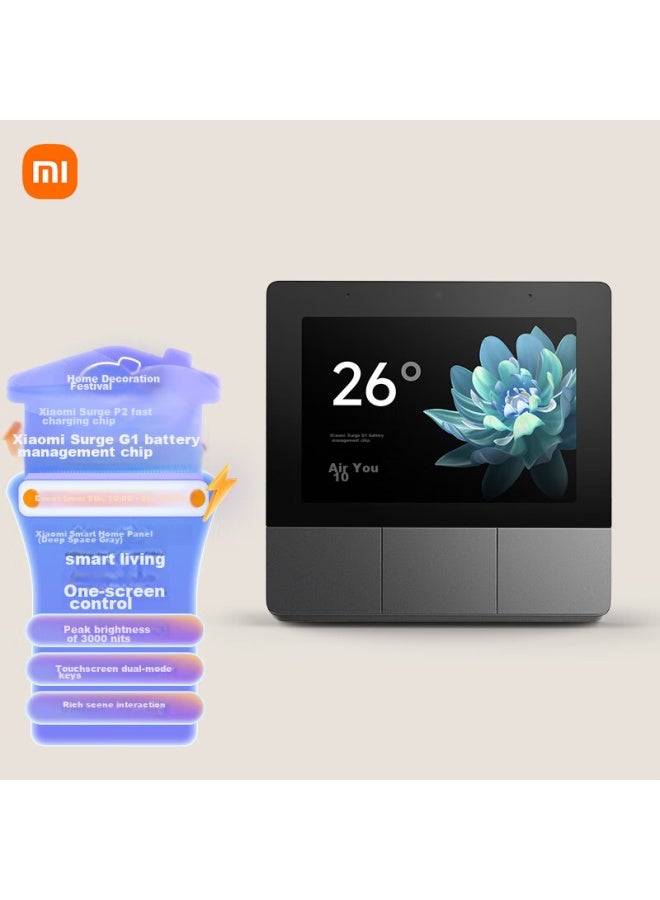 M I Xiaomi Smart Home Panel With Touchscreen Buttons, Dual Control, Xiao Ai Voice Control - Image 1