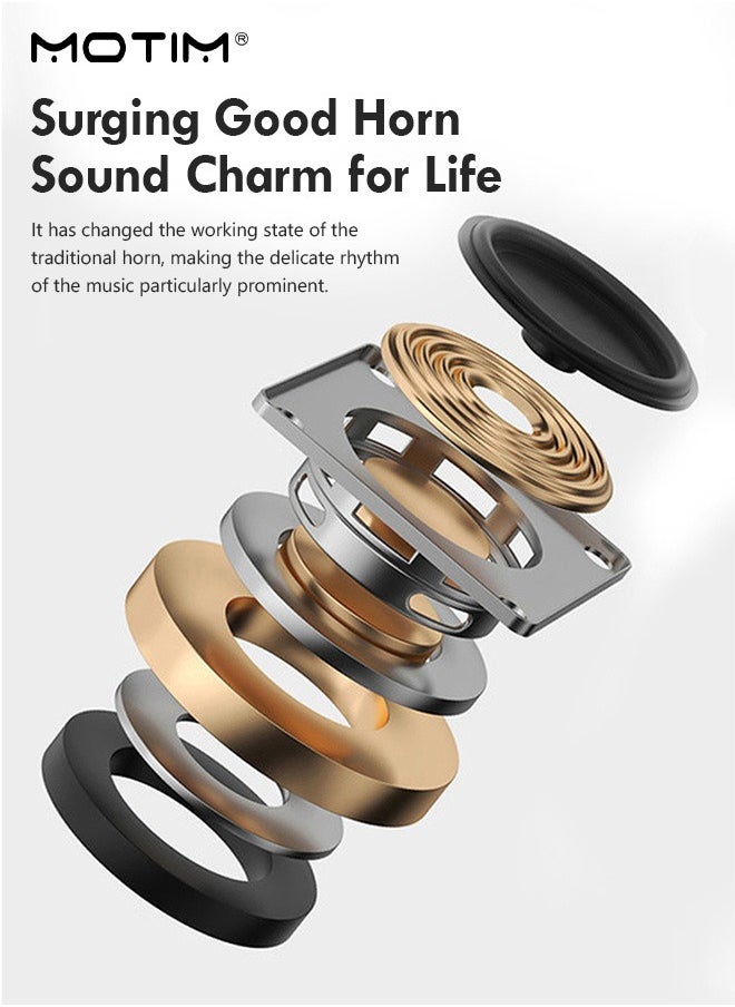 Motim - Portable Bluetooth Speaker, Karaoke Machine with 2 Wireless Microphone, 7 Modes Sound Changing Function, Pro Sound Big Audio and Rich Bass, Support USb/Sd/Tf/Aux/Flash Drive/Bluetooth - Image 1