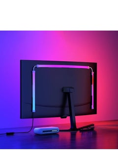 GUDOO Monitor Led Backlights Led Strip Lights That Sync with Screen Color or Music Rgbic Computer Light Bar Behind Monitor Leds for Desk Gaming Usb Interface Software Control Supports Pc or Mac 24 In  - Image 1