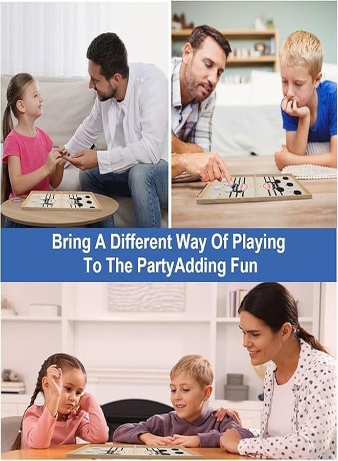 Mashes String Hockey Table Board Game - Fast Sling Puck Indoor Game for Kids and Adults - Fastest Finger Game - Image 5