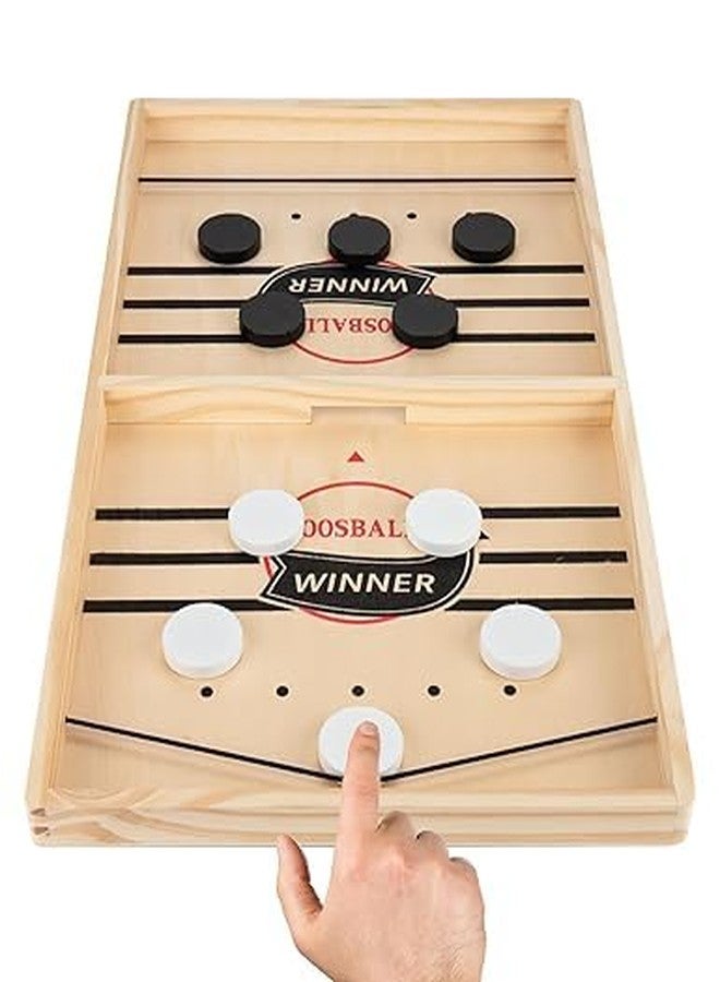 Mashes String Hockey Table Board Game - Fast Sling Puck Indoor Game for Kids and Adults - Fastest Finger Game - Image 1