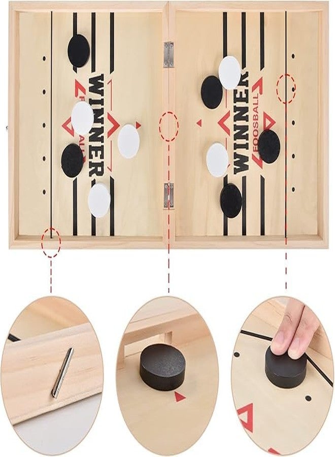 Mashes String Hockey Table Board Game - Fast Sling Puck Indoor Game for Kids and Adults - Fastest Finger Game - Image 2