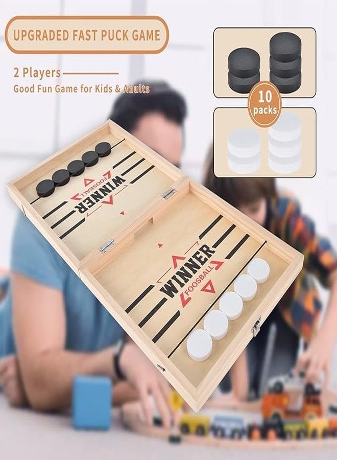 Mashes String Hockey Table Board Game - Fast Sling Puck Indoor Game for Kids and Adults - Fastest Finger Game - Image 4