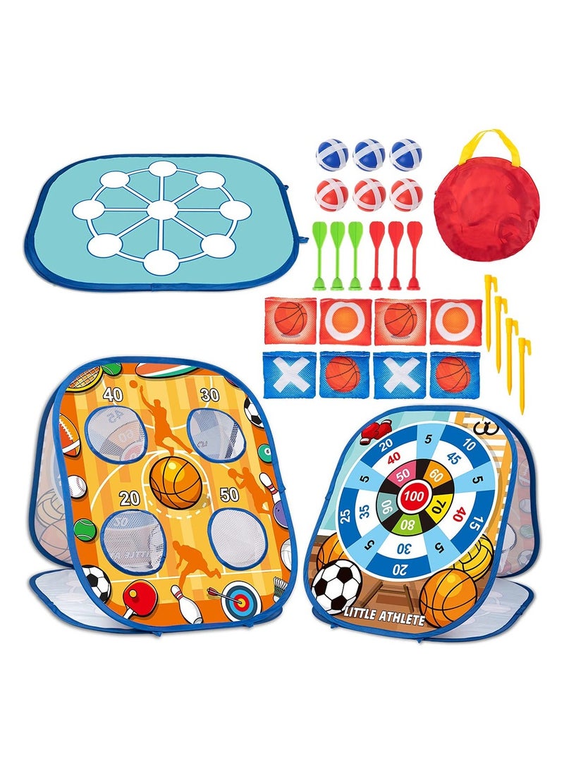 Outdoor Bean Bag Toss Game for Kids, Bean Bags for Corn Hole Toss Game, Outdoor Activities Animal Bean Bag Toss Game Toys for Kids - Image 1