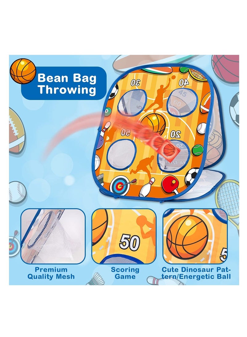 Outdoor Bean Bag Toss Game for Kids, Bean Bags for Corn Hole Toss Game, Outdoor Activities Animal Bean Bag Toss Game Toys for Kids - Image 2