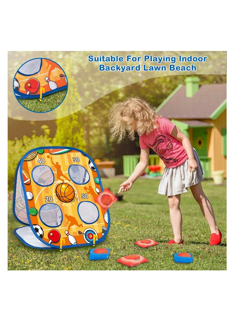 Outdoor Bean Bag Toss Game for Kids, Bean Bags for Corn Hole Toss Game, Outdoor Activities Animal Bean Bag Toss Game Toys for Kids - Image 5