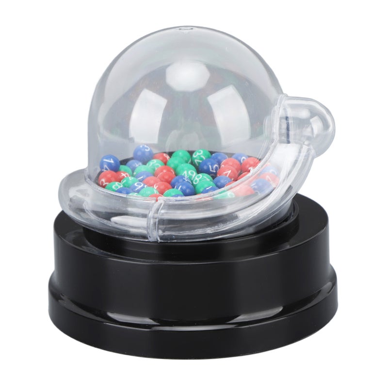 Electric Shake Lucky Ball Machine Mini Lottery Machine Portable Fortunate Number Lottery Shaker - Image 2