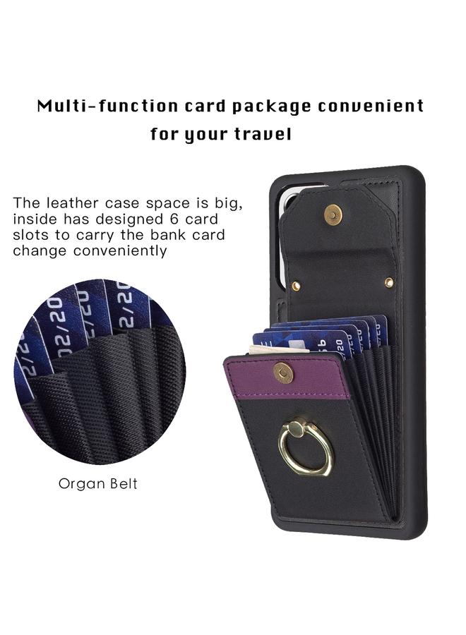 S-TOP Case For Samsung Galaxy A52 BF29 Organ Card Bag Ring Holder Phone Case - Image 4