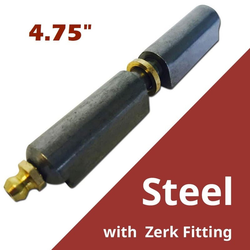 LavaLock 475 inch Steel Bullet Hinge with Zerk Grease Fitting and Bushing 4 34 x 34 in 4 - Image 3