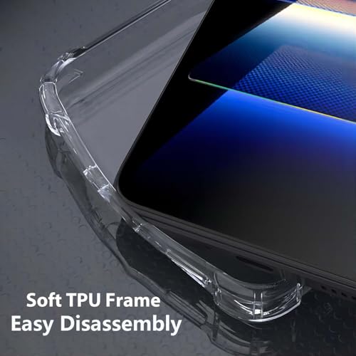 REALCASE Silicone Realme 14X 5G Back Cover Case, Scratch Resistant Protective Crystal Clear Transparent Shock Proof Bumper Back Cover Case for Realme 14X 5G - Image 4